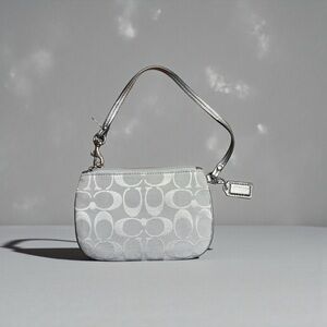 Vintage COACH Silver Wristlet